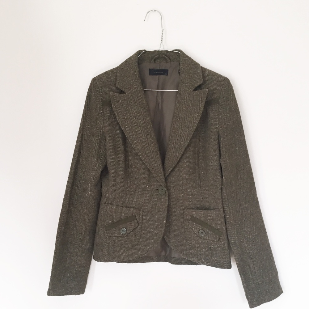 VERO MODA Pony Blazer/Jacket, Forrest, 34